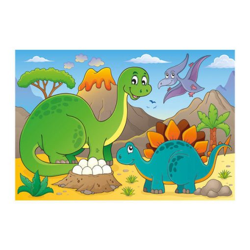 Puzzle - Dinozauri prietenosi (48 piese), Dino, 371309, 8590878371309