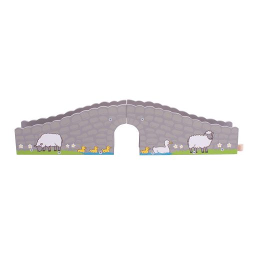 Podul de la ferma, BIGJIGS Toys, BJT246, 691621092460 - imagine 2