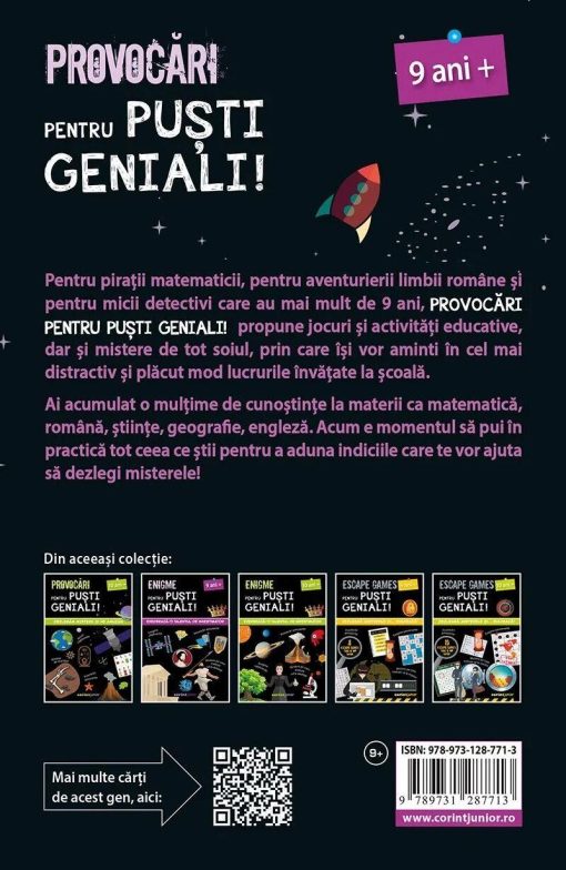 Provocari pentru pusti geniali ? 9 ani, Corint, JUN1382, 9789731287713 - imagine 2