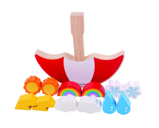 Joc de echilibru - Balanta meteo, BIGJIGS Toys, BJ256, 691621172568 - imagine 2