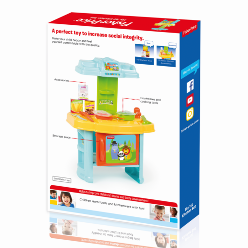 Prima mea bucatarie, Fisher Price, FP1820, 8690089018205 - imagine 3