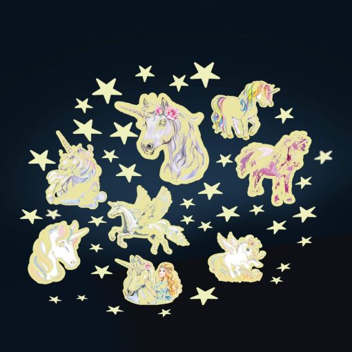 Set reflectorizant - Unicorni si stele, Brainstorm, B8627, 5060122733670 - imagine 2