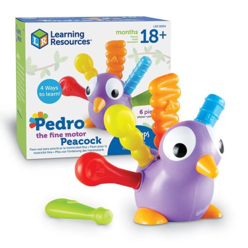 Joc de potrivire -  Paunul Pedro, Learning Resources, LER9094, 765023890945 - imagine 5