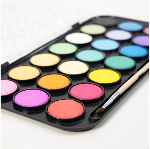 Set 21 acuarele cu pensula, Galt, A3312L, 5011979517739 - imagine 2