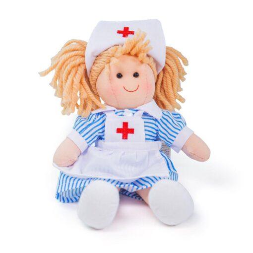Papusa - Nurse Nancy, BIGJIGS Toys, BJD011, 691621350119 - imagine 2
