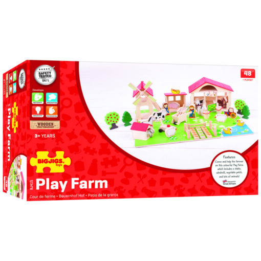 Joc de rol - Ferma vesela, BIGJIGS Toys, BJ415, 691621034156 - imagine 10
