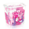 Cuburi mari de construit  in cutie - Unicorn (100 piese), DOLU, D2556, 8690089025562