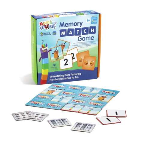 Joc de memorie - Numberblocks, Hand2Mind, HM95399-UK, 5055506410445