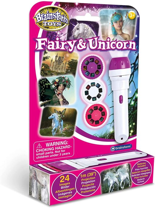 Proiector tip lanterna - Zane si unicorni, Brainstorm, E2042, 5060122732499