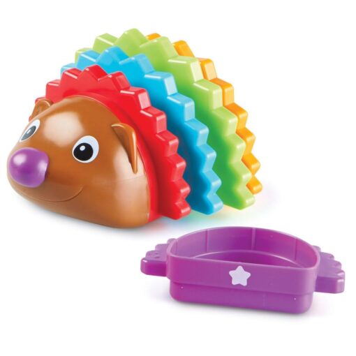 Piramida curcubeu - Ariciul Spike, Learning Resources, LER9105, 765023891058 - imagine 3
