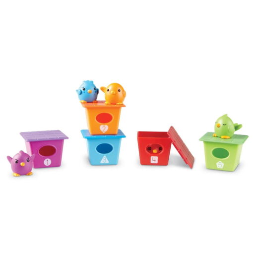 Joc de sortat si numarat - Casutele pasarelelor, Learning Resources, LER6812, 765023068122 - imagine 2