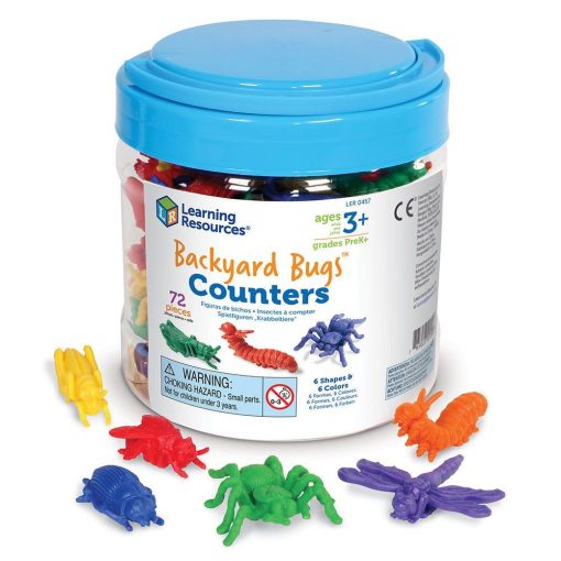 Insecte de gradina pentru numarat - set 72 buc, Learning Resources, LER0457, 765023013986 - imagine 7