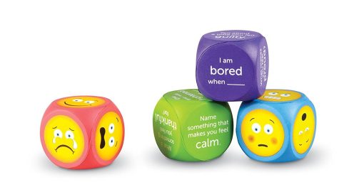 Cuburi pentru conversatii - EMOJI, Learning Resources, LER7289, 765023072891 - imagine 2