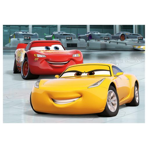 Puzzle 2 in 1 - Cars 3: Cursa cea mare (2 x 77 piese), Dino, 386150, 8590878386150 - imagine 2