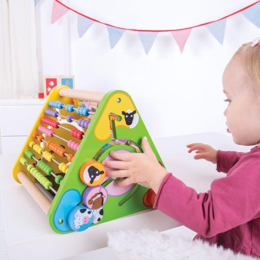 Centru de activitati - litere si imagini in engleza, BIGJIGS Toys, BB054, 691621390542 - imagine 10