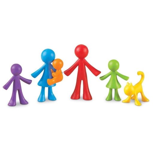 Set pentru sortat si numarat - Familia mea (72 piese), Learning Resources, LER3372, 765023833720 - imagine 2