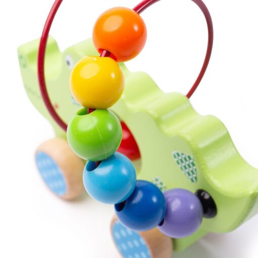 Jucarie dexteritate - Crocodil, BIGJIGS Toys, BB070, 691621490709 - imagine 4