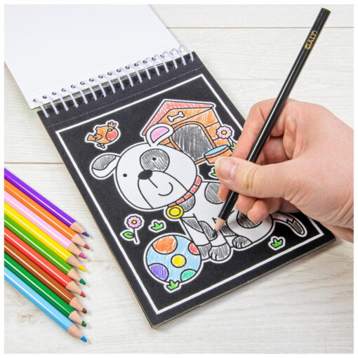 Planse din catifea pentru colorat - Animalute, Galt, 1004966, 5011979581624 - imagine 2