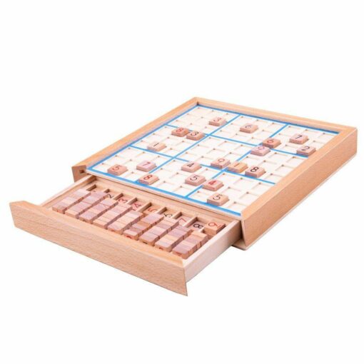 Joc din lemn - Sudoku, BIGJIGS Toys, BJ084, 691621750841 - imagine 2