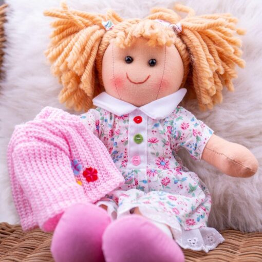 Papusa Poppy - 28cm, BIGJIGS Toys, BJD005, 691621350058 - imagine 7