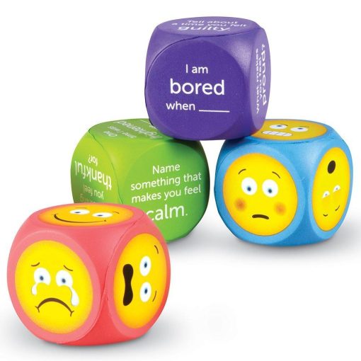 Cuburi pentru conversatii - EMOJI, Learning Resources, LER7289, 765023072891 - imagine 3
