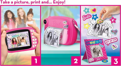 Camera foto instant - Barbie, LISCIANI, L97050, 8008324097050 - imagine 5