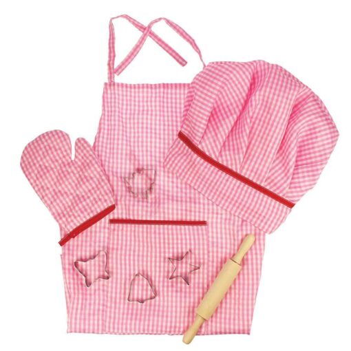 Set sortulet si accesorii roz, BIGJIGS Toys, BJ609, 691621246092