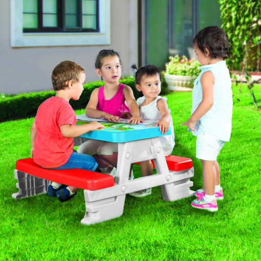 Masuta de picnic colorata, Fisher Price, FP1838, 8690089018380 - imagine 2