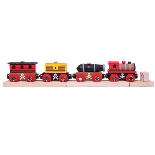 Trenuletul piratilor, BIGJIGS Toys, BJT473, 691621094730