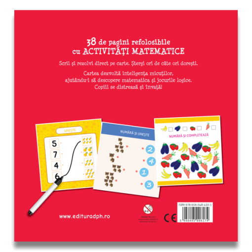 Activitati matematice pentru prescolari, DPH, 978-606-048-430-1, 5948495006174 - imagine 2