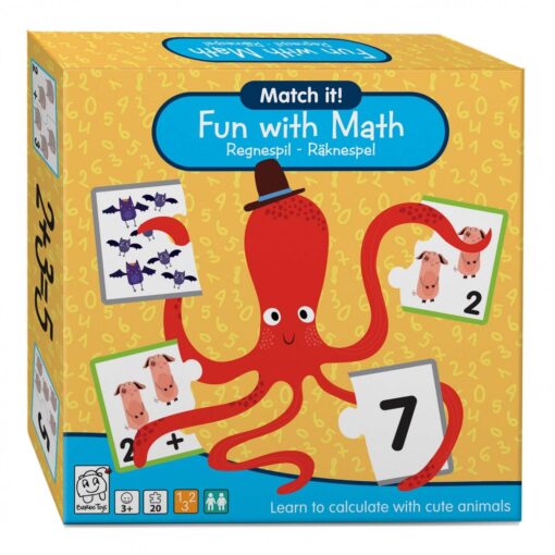 Joc de potrivire - Matematica distractiva, Barbo Toys, BAR5858, 5704976058588