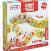 Puzzle de podea dublu - Alfabet & Numere, Grafix, 400039, 8715427081182