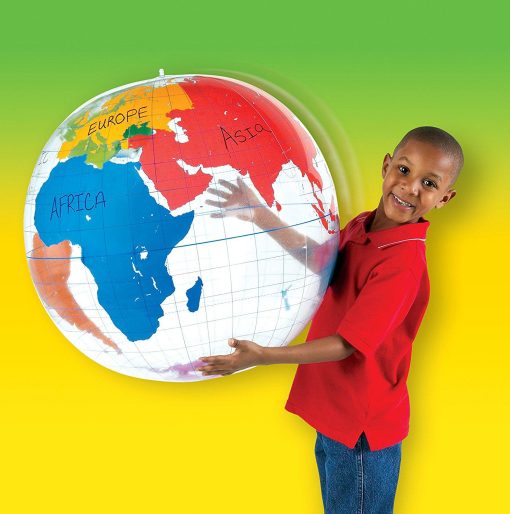 Glob pamantesc gonflabil, Learning Resources, LER2438, 765023024388 - imagine 6