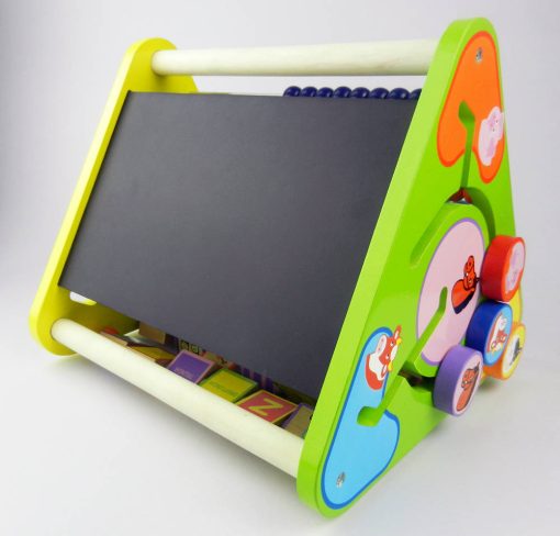 Centru de activitati - litere si imagini in romana, BIGJIGS Toys, OEM022, 691621460221 - imagine 4