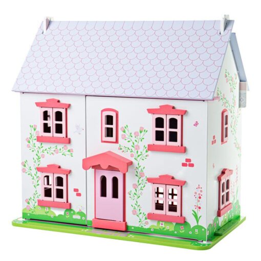 Casuta din lemn pentru papusi - Rose, BIGJIGS Toys, JT101, 0691621261016