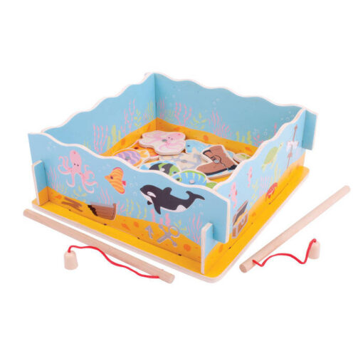 Joc magnetic - Hai sa pescuim, BIGJIGS Toys, BJ787, 691621197875 - imagine 3