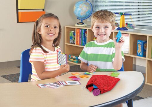 Set tactil - Texturi si forme, Learning Resources, LER9075, 765023090758 - imagine 4