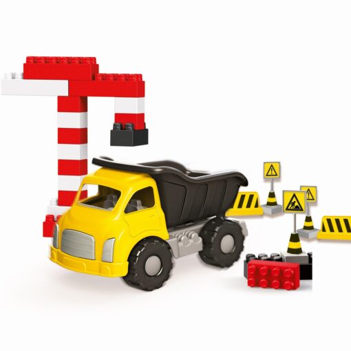 Camion si cuburi de construit - 40 piese, DOLU, D6045, 8690089060457 - imagine 2