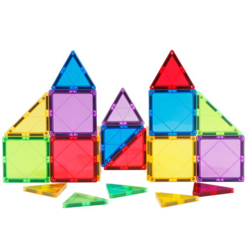 Set de constructie magnetic 3D - 20 piese, MAGPLAYER, MPL-20, 6940482201554 - imagine 2
