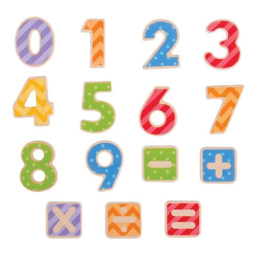 Set numere magnetice, BIGJIGS Toys, BJ266, 691621192665 - imagine 2