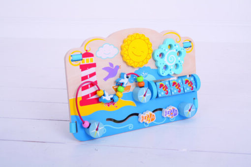 Centru de activitati - La mare, BIGJIGS Toys, BB116, 691621531167 - imagine 2