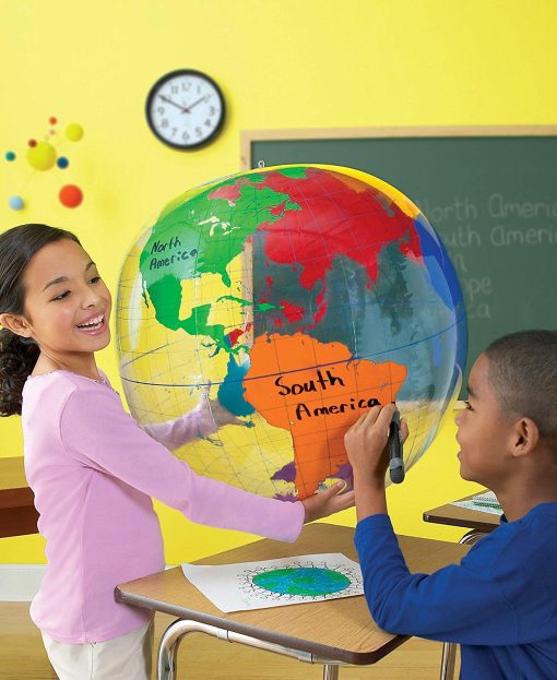 Glob pamantesc gonflabil, Learning Resources, LER2438, 765023024388 - imagine 4