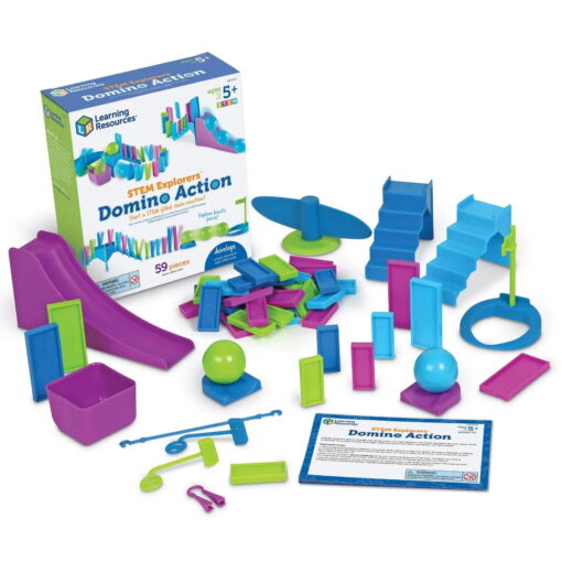 Joc de logica STEM - Domino, Learning Resources, LER9309, 765023093094 - imagine 4