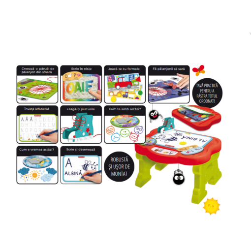 Masuta cu activitati Montessori, in limba romana, LISCIANI, RO76734, 8008324100804 - imagine 2