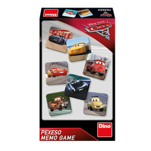 Joc de memorie - Cars 3, Dino, 621930, 8590878621930