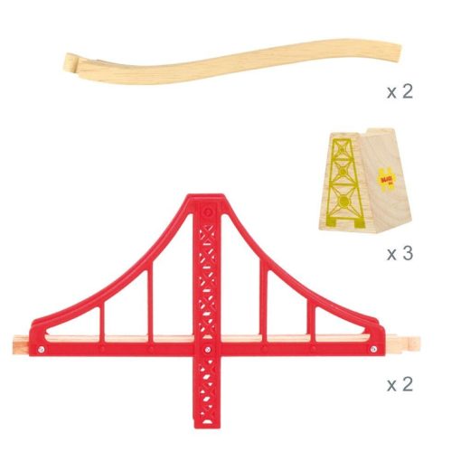Pod dublu suspendat, BIGJIGS Toys, BJT136, 691621091364 - imagine 2