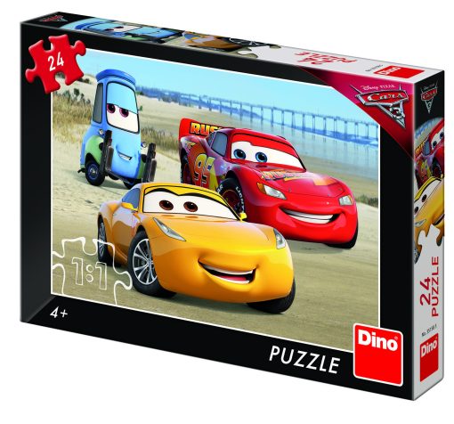 Puzzle - Cars 3 la mare (24 piese), Dino, 351585, 8590878351585