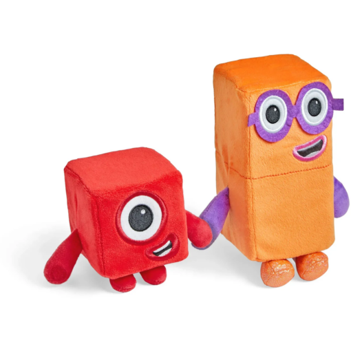 Set mascote din plus Numberblocks - Unu & Doi, Hand2Mind, HM94554-UK, 5055506409920 - imagine 5