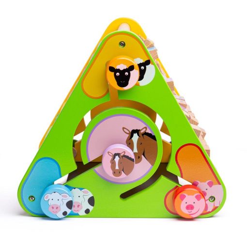 Centru de activitati - litere si imagini in engleza, BIGJIGS Toys, BB054, 691621390542 - imagine 4