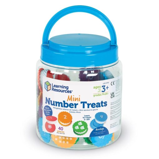 Joc pentru sortat si numarat - Mini prajiturele, Learning Resources, LER6798, 765023067989